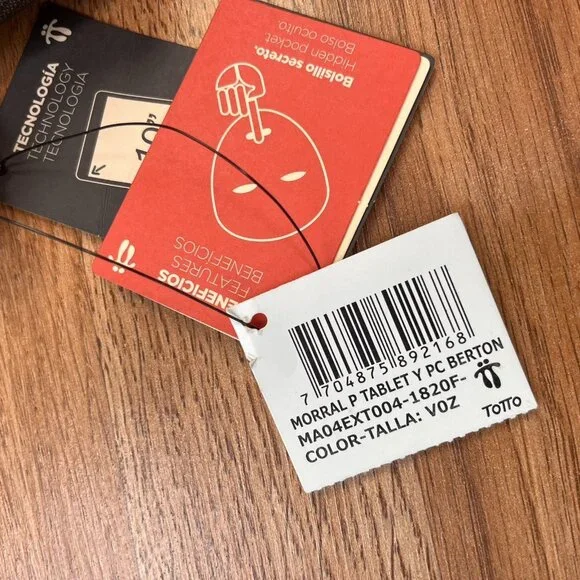 Totto Morral Backpack Tablet Pocket Laptop Pocket Suitcase Strap